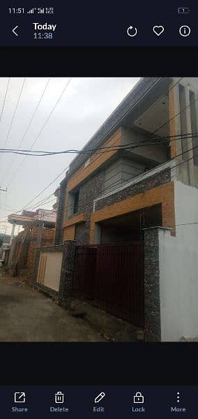 8 Marla triple story house 2 side road Gohir ayoub town 0