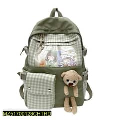 •  Material: Nylon
•  Product Type: Girl's  School & College Bag
• 0