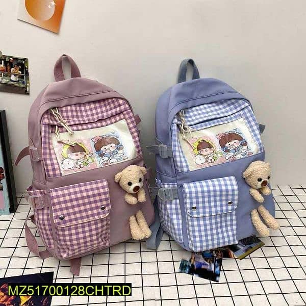 •  Material: Nylon
•  Product Type: Girl's  School & College Bag
• 2