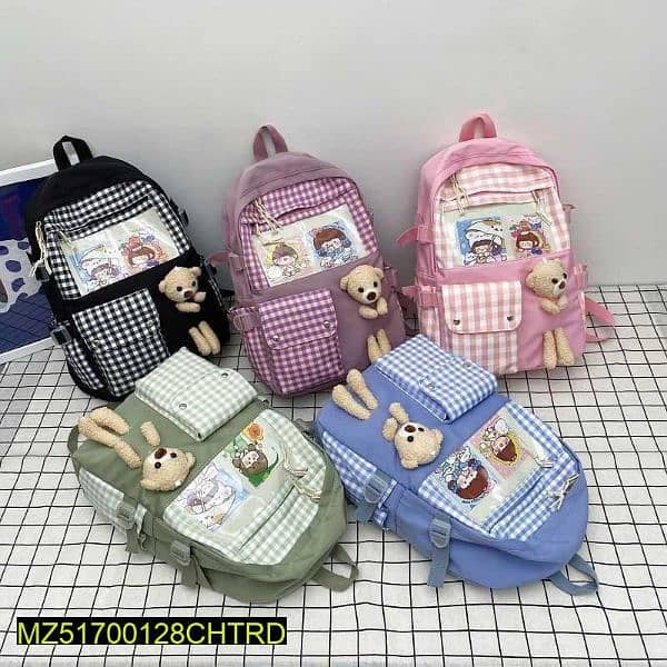 •  Material: Nylon
•  Product Type: Girl's  School & College Bag
• 3