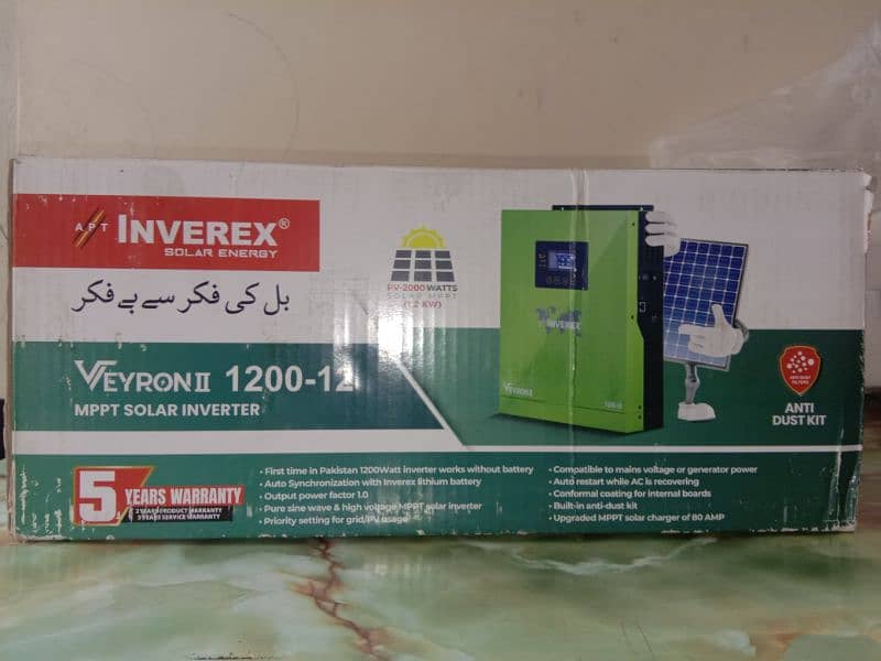 Inverx 1.2 kw Veryon II Hybrid Solar Invertor 9
