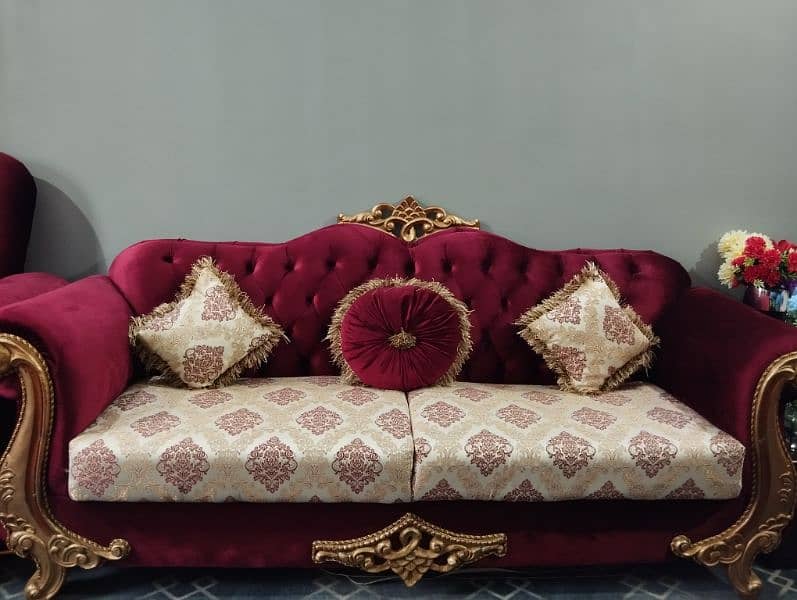 7 seater sofa for sell in All new condition with cushion set. 0
