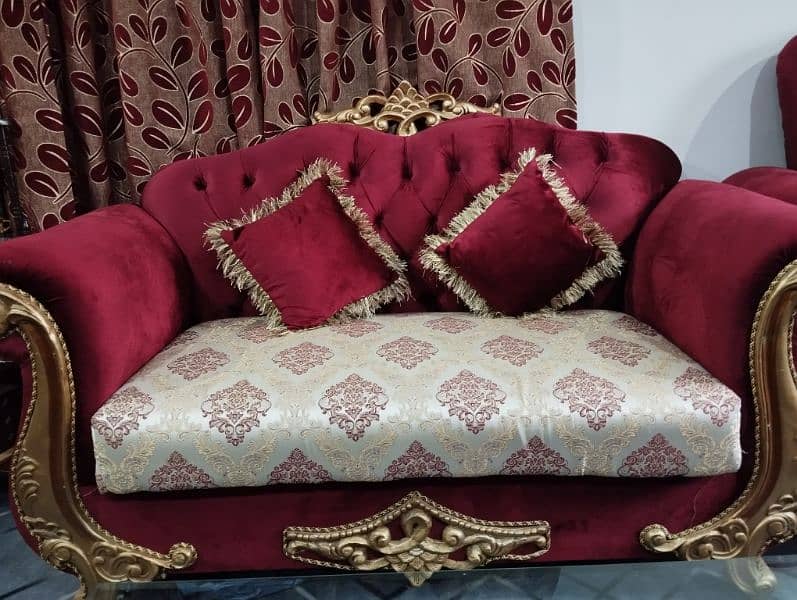 7 seater sofa for sell in All new condition with cushion set. 7
