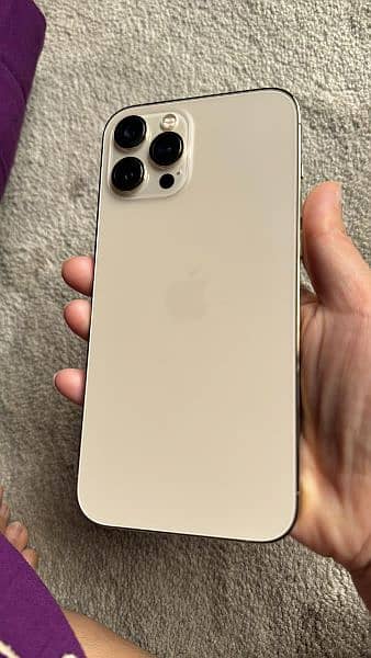 Iphone 12 Pro Max Gold 256GB PTA Approved. 1