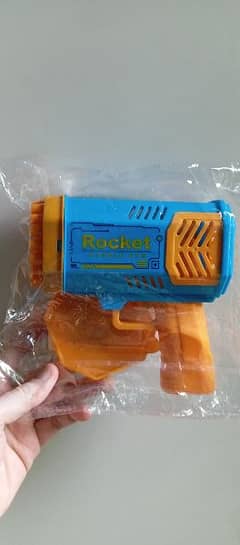 Rocket Premium Bubble Gun for Kids Toy gan Pistol with Light