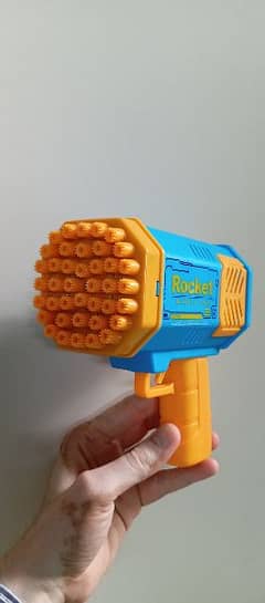 Rocket Bubble Gun for Kids Toy gan Pistol with Light water car