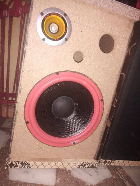 1 amplifier and 2 speakers 2