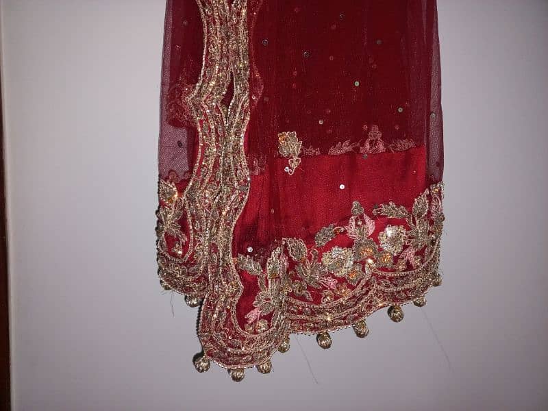 Bridal lehnga used only for one time. Condition is excellent 6