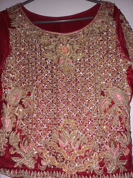 Bridal lehnga used only for one time. Condition is excellent 8