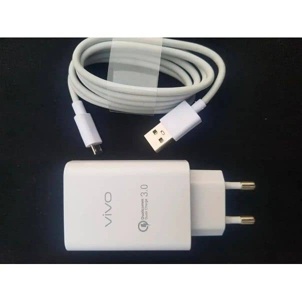 Vivo Fast Charger + Cable Fast Charging For Vivo Mobile Phones 2