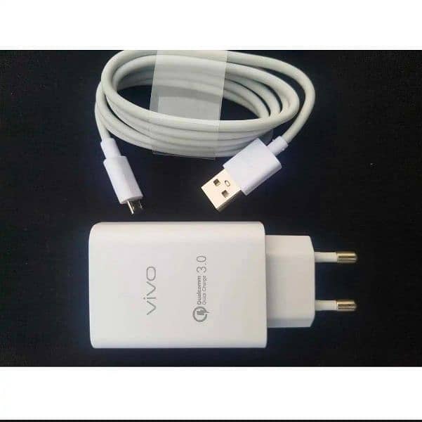 Vivo Fast Charger + Cable Fast Charging For Vivo Mobile Phones 4