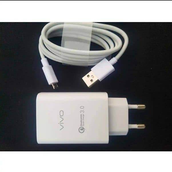 Vivo Fast Charger + Cable Fast Charging For Vivo Mobile Phones 7