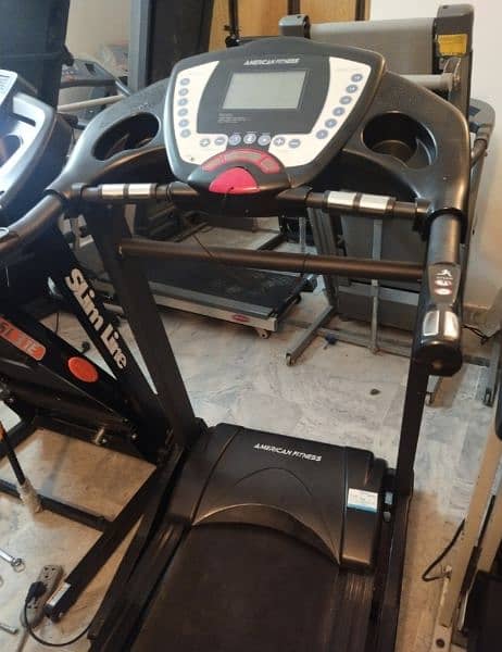 treadmill exercise machine running jogging gym cycle fitness 5