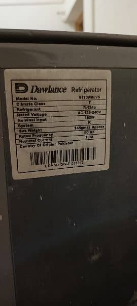 Dowlance fridge used 8