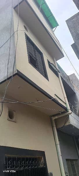 2.5 marla triple story furnished house for sale , nishat colony 13