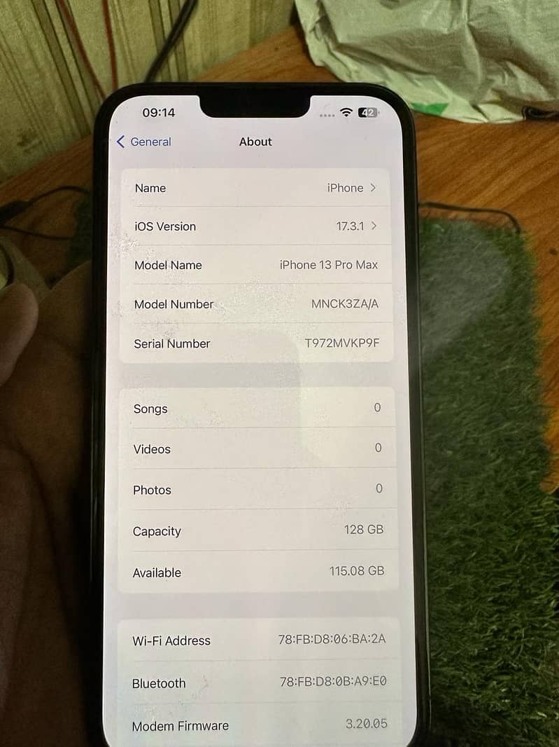 Iphone 13 Pro Max sale PTA-approved 128gb 9