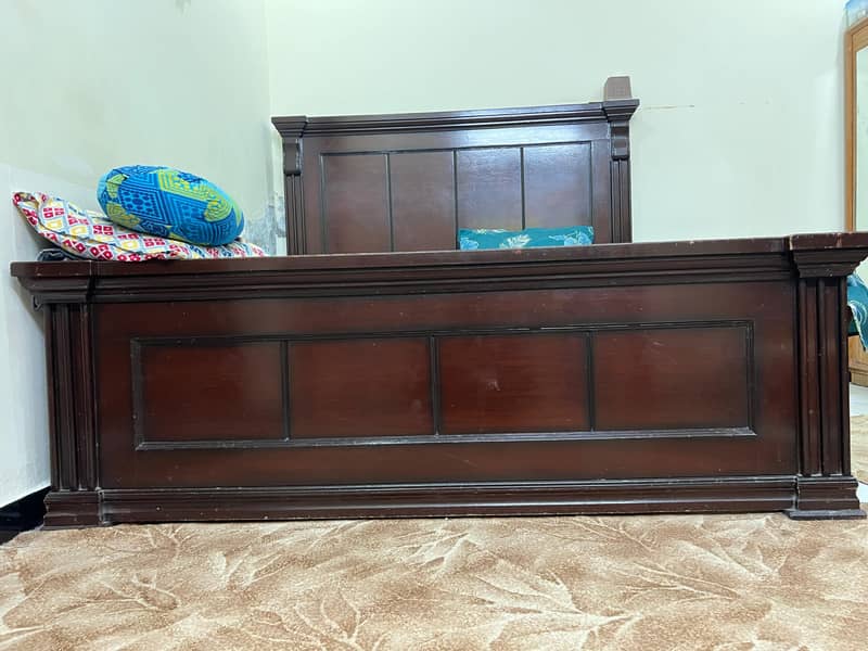 King Size Bed For Sale with 2 side tables 3
