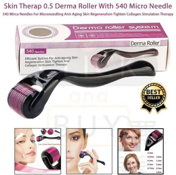 Derma Roller, 0.5mm | Free delivery WhatsApp 03417390813 1