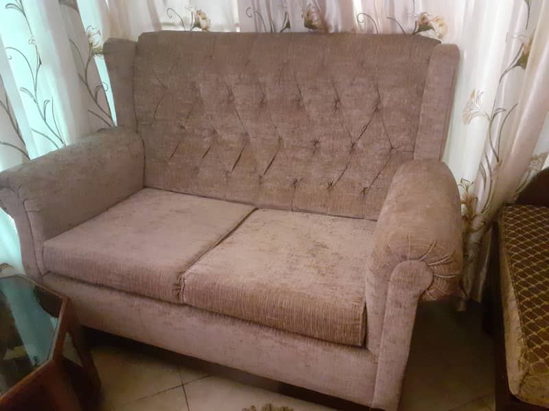 Sofa set Pure sheesham wood 7 seater 2