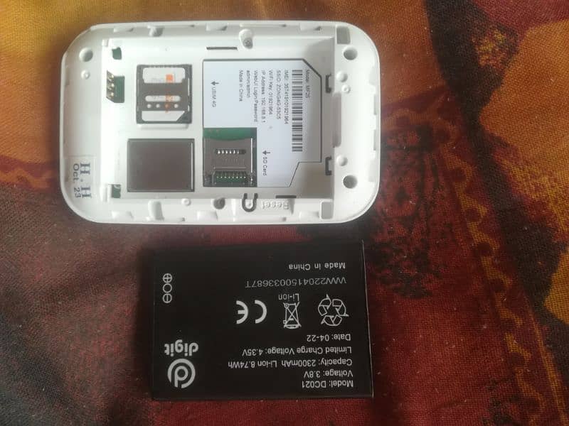 Zong 4G Bolt+ wifi device. working on all sims 3