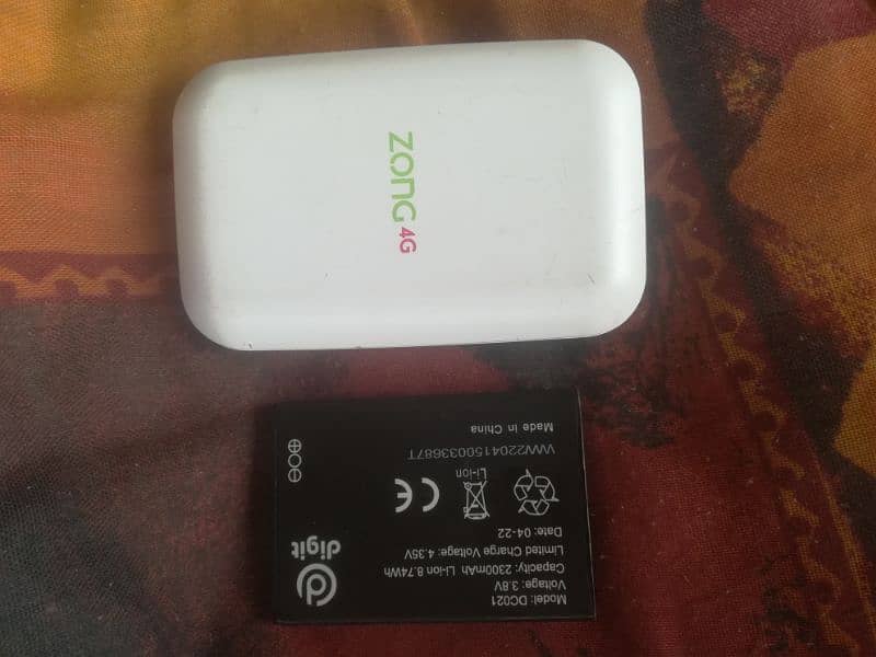 Zong 4G Bolt+ wifi device. working on all sims 4