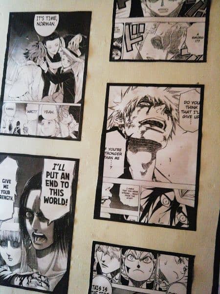 Softcopy manga A4  page size for wall decor 1
