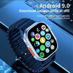 S8 Ultra Sim Support 4G Smart Watch
WiFi-Android 1GB Ram 16GB Rom