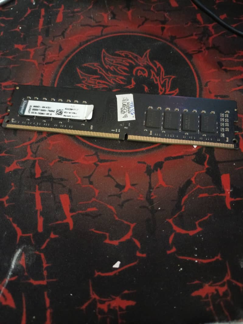 Kingston 8 GB RAM DDR4 2666 MHZ BLACK COLOUR available only 1 piece 3