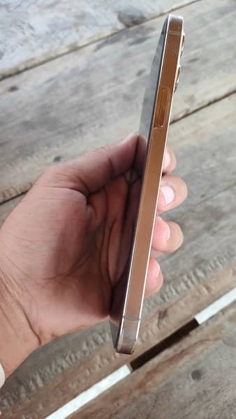 iphone 12 pro max for sale pta approved 128 GB gold colour 79 bh 4