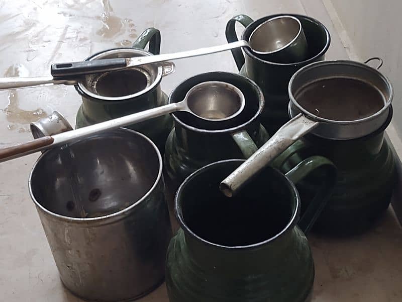 paratha Tawa, choolha, Hotel kettles, plates 2