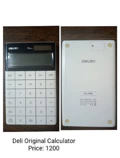 Deli original 12 digit calculator in reasonable price 0