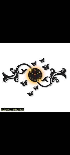 Butterfly Design Wall Clock 1