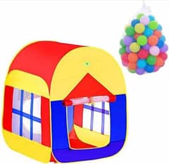 Tent house for kids with free 50 balls age 1 to 6 years
