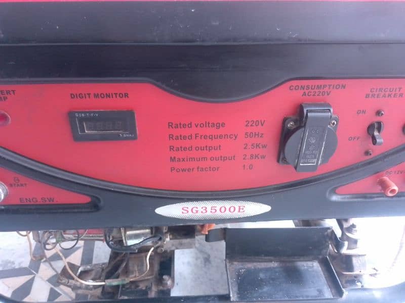 petrol and gas generator good condition 4