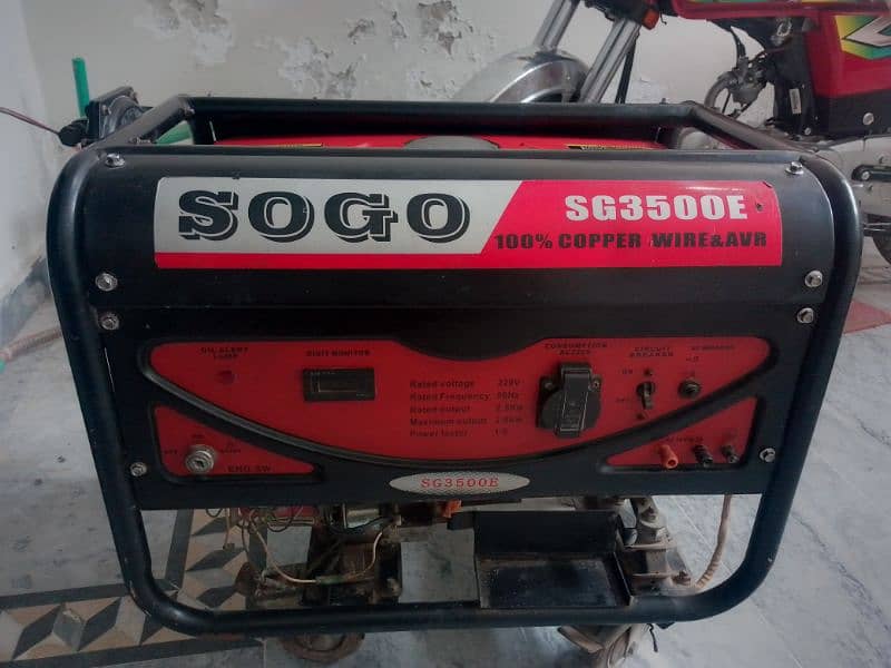 petrol and gas generator good condition 6
