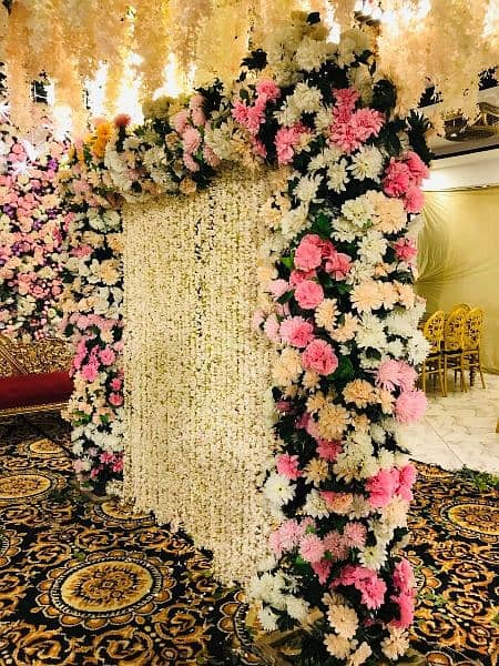 flowers fresh and artificial decoration service wedding event Planer 12