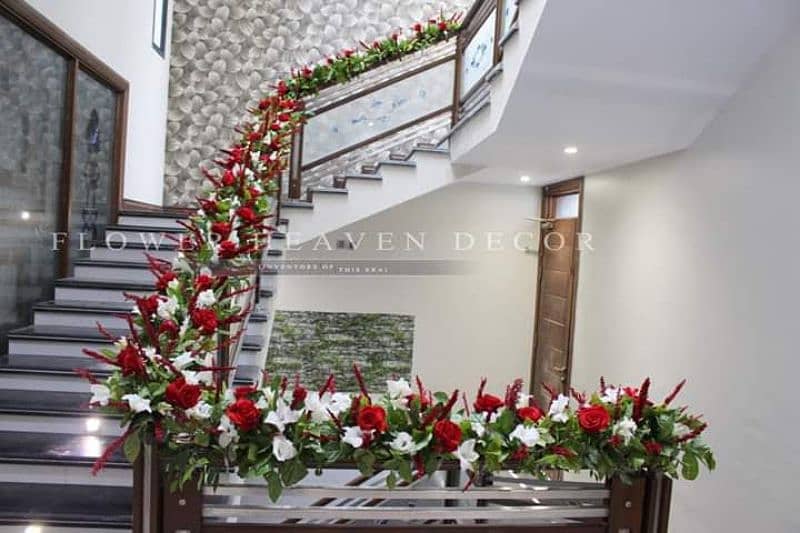 flower fresh and artificial decoration service wedding event decor khi 7