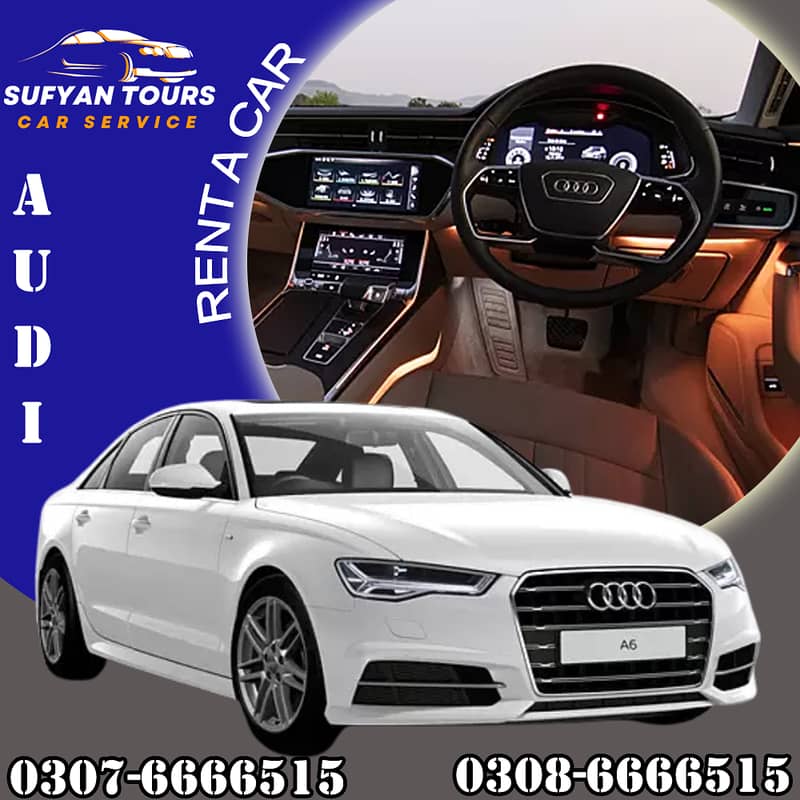 Rent a Car | AUDI A6 | PRADO V8 | ZX | FORTUNER | Limo Car Rental 19