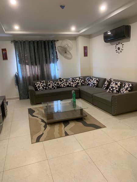 Luxzary 2 bed apartment for rnt in main Bhriya Heights phase 7 Rwp 10