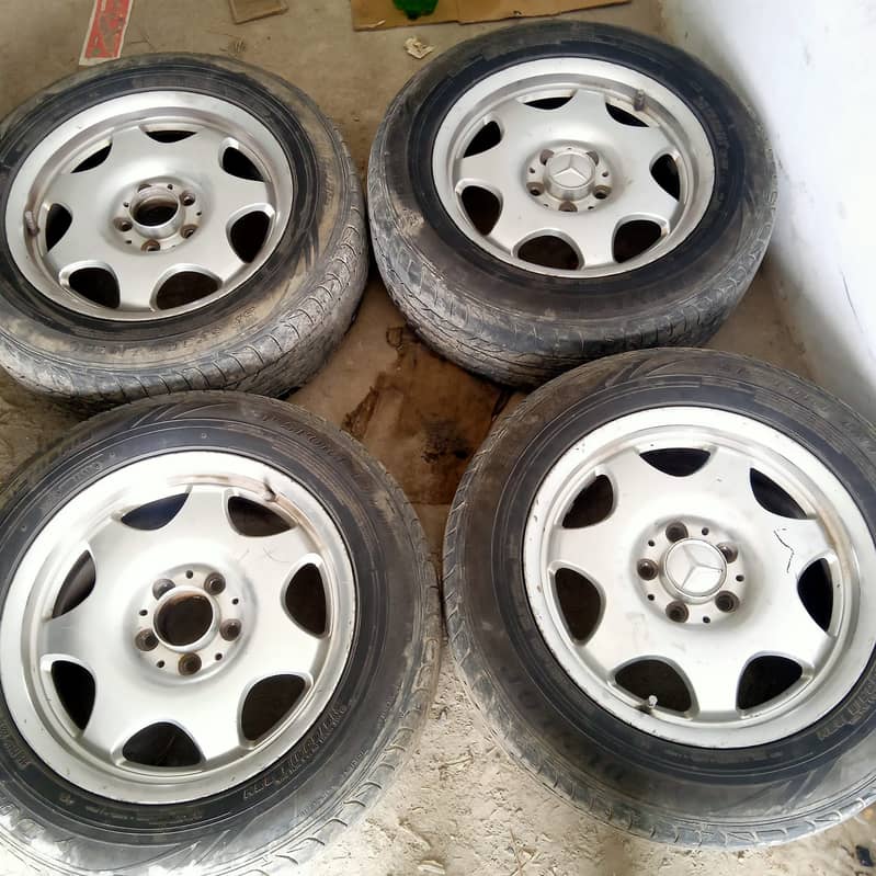 Mercedes Benz Rims with tyres 60k or best offer 3