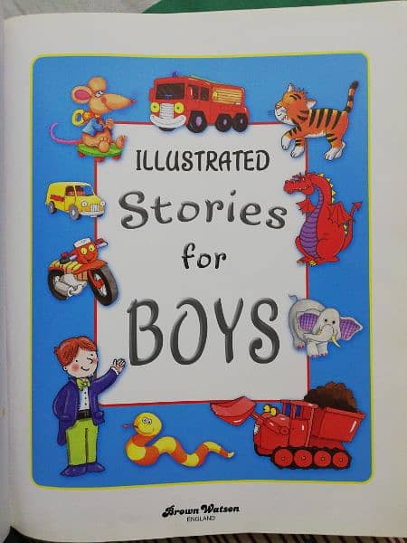 colorful Illustrated stories book by Brown Watson from England 1