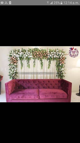 flowers fresh and artificial decoration service wedding event decor 10