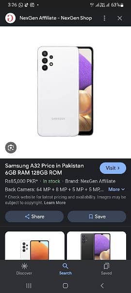 selling Samsung A32 condition 10/09 hai Google pixel se exchange b ho 0