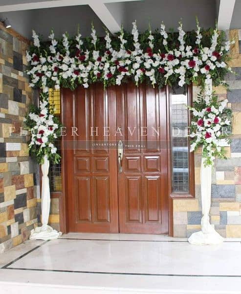 flowers fresh and artificial decoration service wedding event decor 4