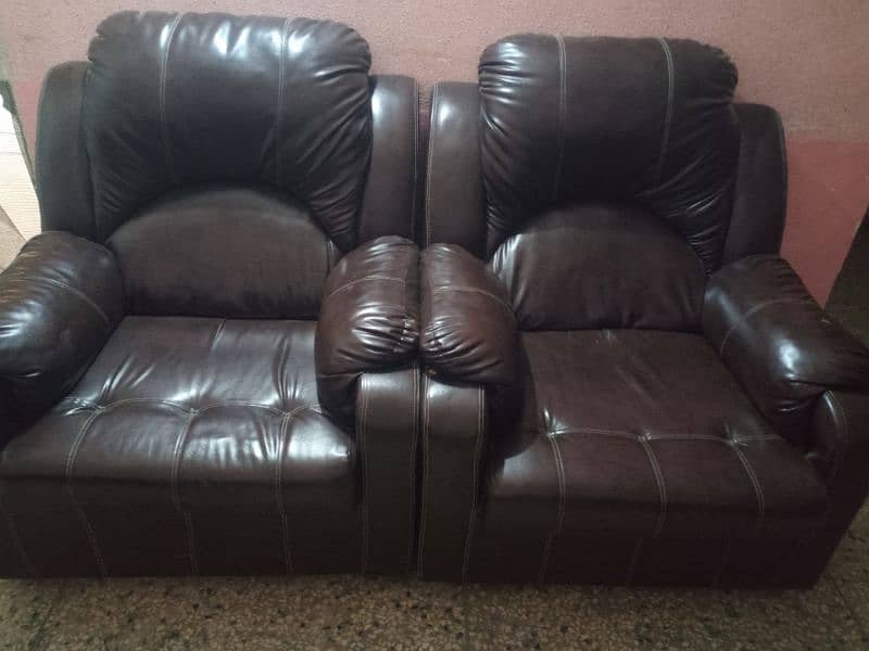 7 seater leather Sofa set for sale 1