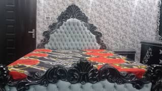 Double Bed, Dressing Table, Side Tables