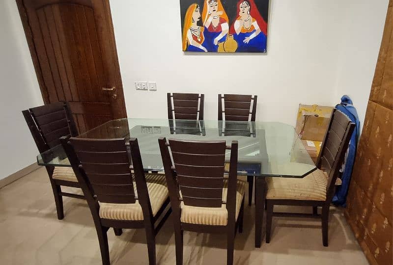 Designer Dinning Table With 6 Chairs 5