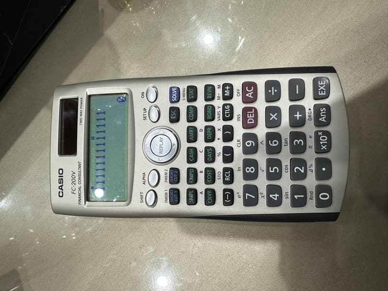 Casio FC-200V Financial Handheld Calculator 5