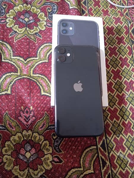 iPhone 11 with box and charger 64 GB 10by10 under warranty 0