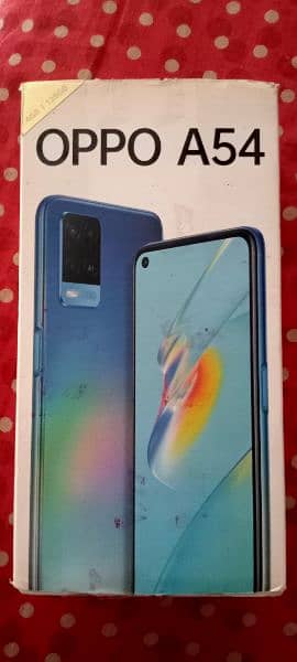 Oppo A54 with box 1